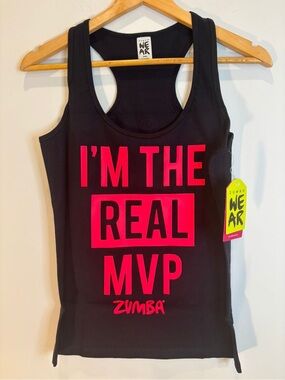 Zumba MVP Racerback Tank Top Black - Size M - Women’s